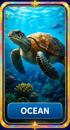 Ocean deck card
