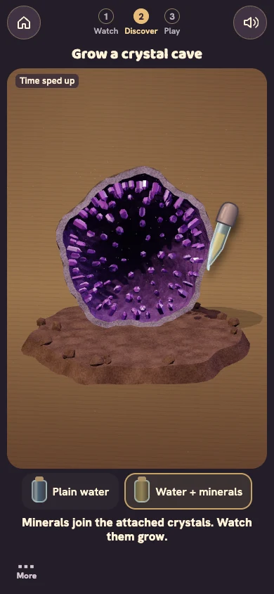 Explore a card’s subject: actual mobile companion screen